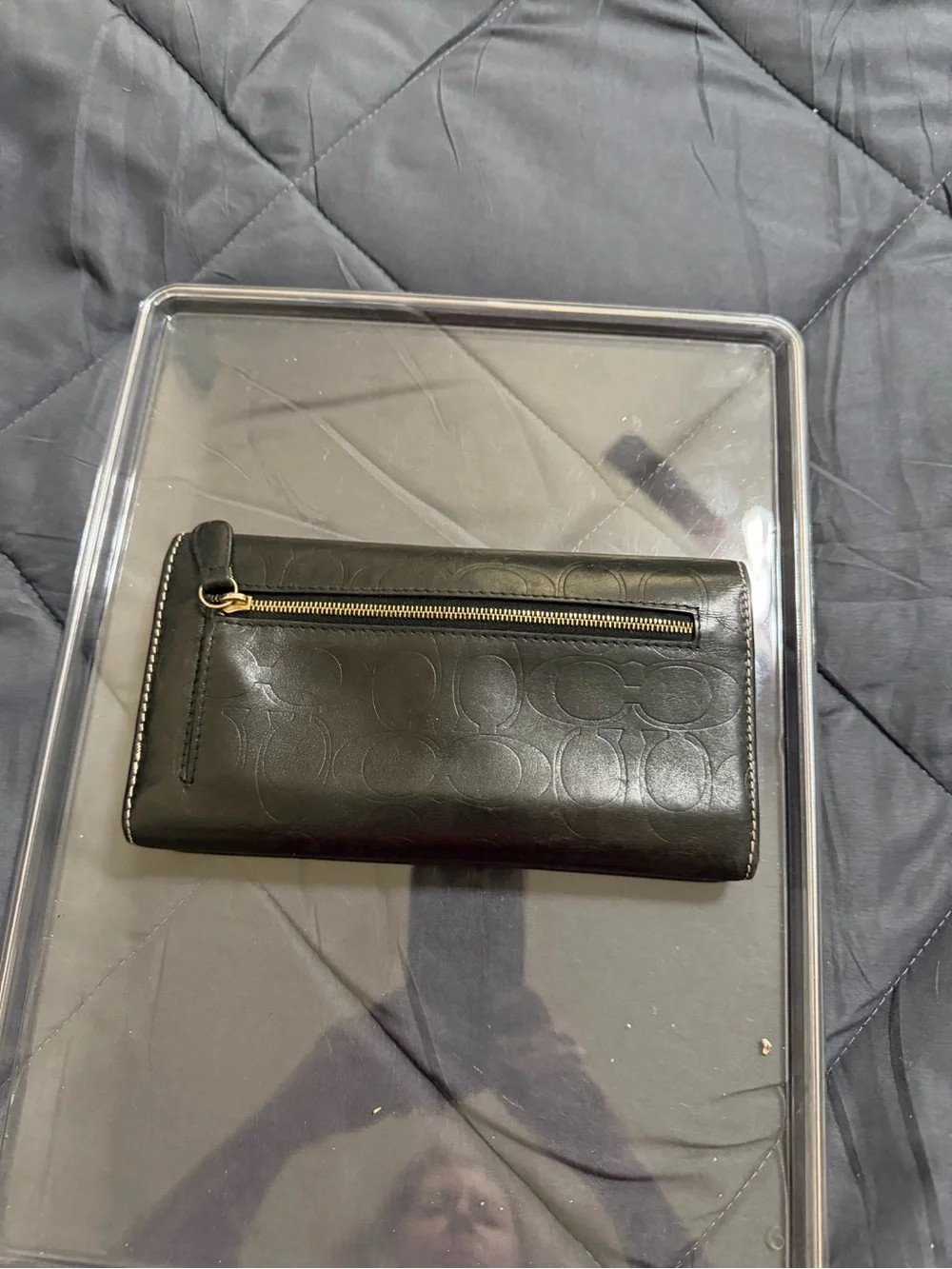 Coach wallet signature use